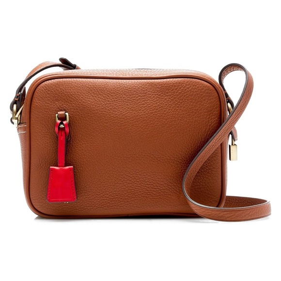 J. Crew Handbags - NWOT J. Crew Signet Leather Crossbody Bag